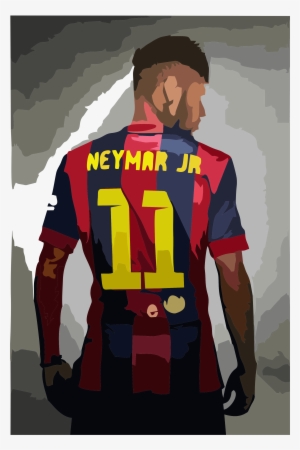 Neymar Poster - Neymar Jr Jersey No