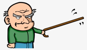 Angry Old Man Png - Old Grumpy Man Cartoon