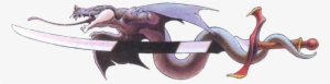 Ff1 Dragon Sword - Fantasy Dragon Swords Png