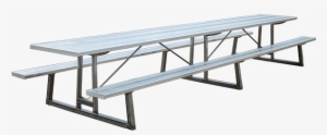 Extra Long Anodized Aluminum Picnic Table From Quality - Long Picnic Table Png