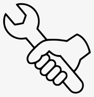 Handyman Handy Man Hand Tool Comments - Hand With Tool Icon