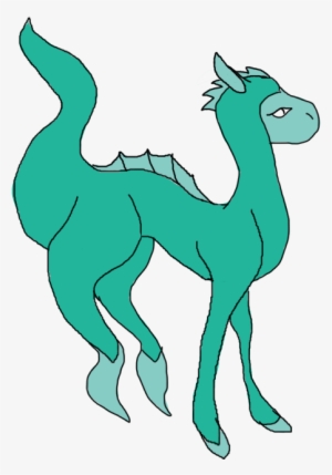 Sea Llama - Cartoon