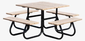 Four Sided Picnic Table