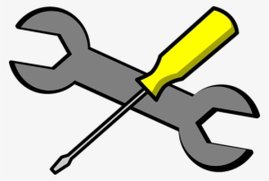 Tools Spanner Screw-driver Wrench Handyman - Screwdriver And Wrench Clipart