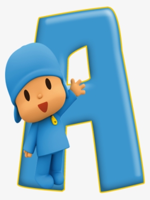 Alfabeto Decorativo Pocoyo Png - Letras De Abecedario De Pocoyo