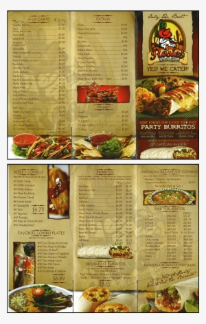 Rosie's Restaurant Menu - Food