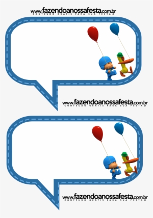 Plaquinhas Divertidas Para Fotos Pocoyo - Pocoyo