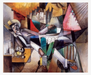 Albert Gleizes L'homme Au Hamac Man In A Hammock, - Jean Metzinger Cubism Art
