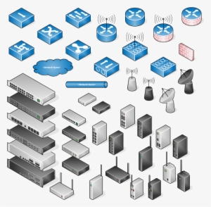 Sample Of Gallery Shapes - Imagenes Para Diagrama De Red