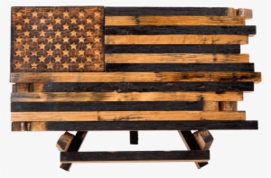 The Classic Cask - Wooden American Flag