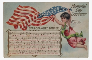1908 Taggart Star Spangled Banner Memorial Day Souvenir - Vintage Gruß-karte Des Valentines Tages Karte