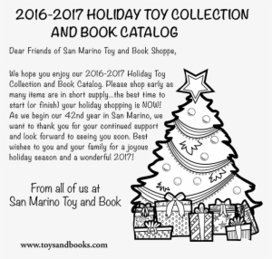 San Marino Toys And Books Newsletter - Christmas Tree