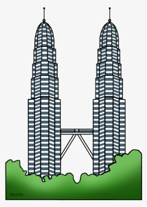 Petronas Twin Tower Clip Art