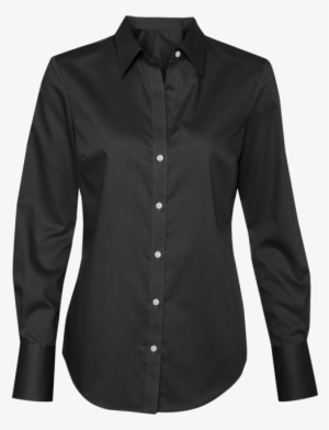 13ck030 Ladies Dobby Pindot Shirt - North Face Jackets Mens Black