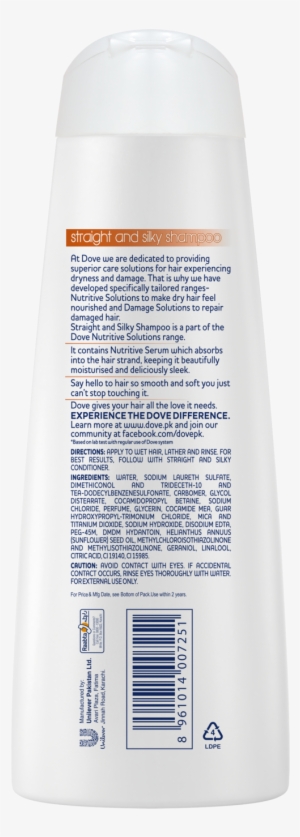 Dove Hair Fall Rescue Shampoo Ingredients
