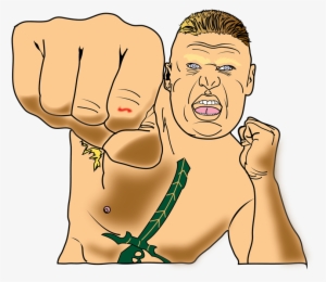 Similar Cliparts - - Brock Lesnar Cartoon Png