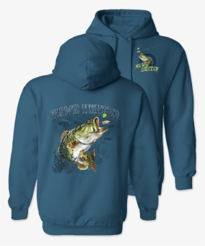 Fta Largemouth Bass "hawg Hunter" Hooded Sweatshirt - Hoodie