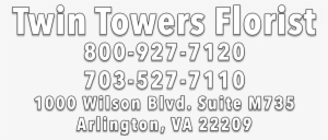 Twin Towers Florist - Calligraphy