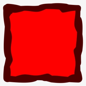Red Square Clipart Red Border - Red Square Frame Png