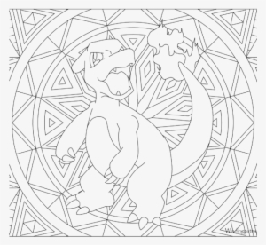 Adult Pokemon Coloring Page Charmeleon - Charmeleon