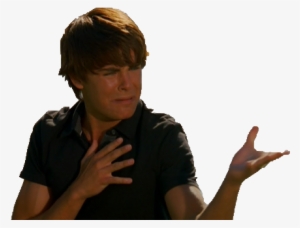 Zac Efron Why What Am I Doing With My Life Transparent - High School Musical Troy Meme