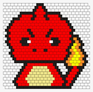 Charmeleon Chibi Bead Pattern - Piramide De Poblacion De Mozambique