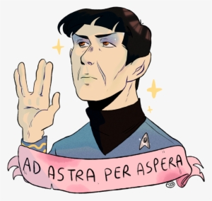 “commission For @cookie1218 They Asked For Tos Spock - Per Aspera Ad Astra