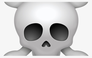 Download New Emoji Icons In Png [ios 10] Emoji Island - Skull Emoji Png