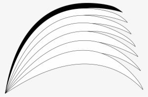 Clipart Info - Black And White Rainbows Png