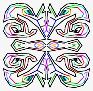 Rainbow Lines Of Random - Randomness