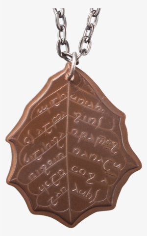 Elvish Copper Leaf Of Fall Necklace - "elvish Copper Leaf Of Fall Necklace"
