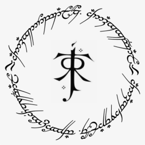 Drawn Ring Lotr Ring - Lord Of The Rings Sign