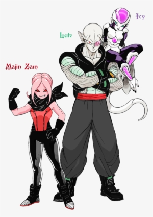 Clipart Transparent Zam Icy Lute By Wind On Deviantart - Dragon Ball Z Majin Zam