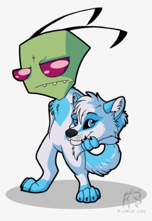 Zim In A Wolf Suit - Digital Art