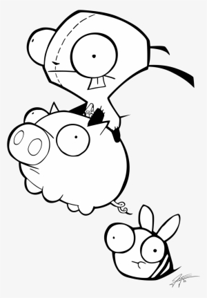 Invader Zim Coloring Pages Invader Zim Coloring Pages - Invader Zim Background
