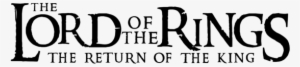 Lord Of The Rings Logo Png