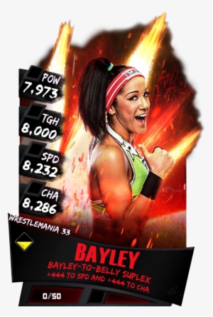 Bayley S3 14 Wrestlemania33 Ringdom - Wwe Supercard Brock Lesnar