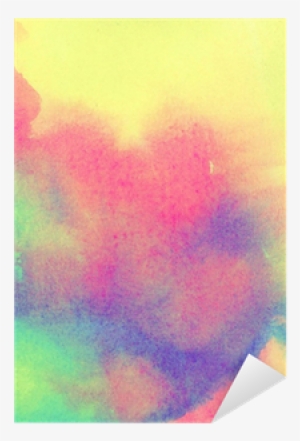 Abstract Colorful Watercolor Background Sticker • Pixers® - Visual Arts