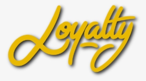 Gold Loyalty Signature Sticker - Gold