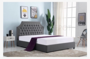 Diamonds Brand New Modern Design Flannelette Bed Frame - Coffee Table