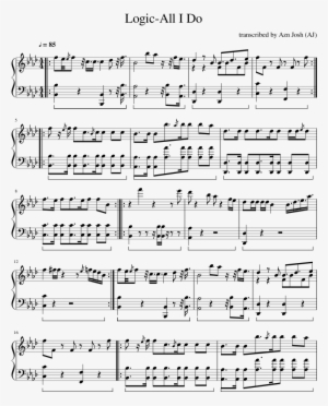 Logic-all I Do - 9 Crimes Piano Sheet