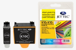 101k001036 - Jettec Kodak Compatible No.10 Black & Colour Cartridge