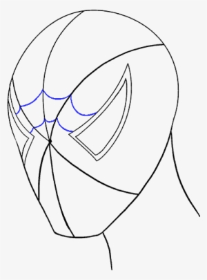 Drawn Mask Spiderman - Drawing