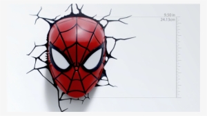 Spiderman Head 3d Fx Night Light