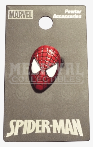 Colored Spider-man Mask Lapel Pin