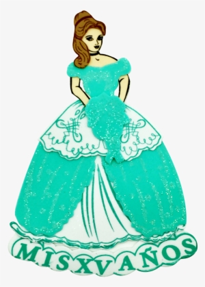 8" Quinceanera Foami Figurine - Quinceañeras En Foami