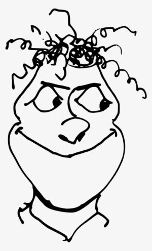 Goat Head Clipart, Vector Clip Art Online, Royalty - Creepy Guy Clipart