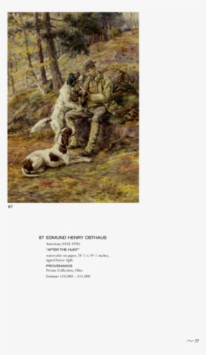 87 87 Edmund Henry Osthaus American 1858-1928 After - Vintage Anzeigen-plakat-postkarte Postkarte