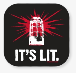 Its Lit Hockey Sticker Fun Hockey And Products Megadeth - Hockey