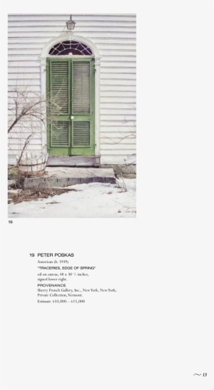 19 19 Peter Poskas American B - Architecture